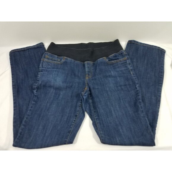 Ann Taylor LOFT Maternity Jeans Size 4M Medium Blue Wash - Picture 1 of 9